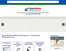 Tablet Screenshot of butsch-meier.de